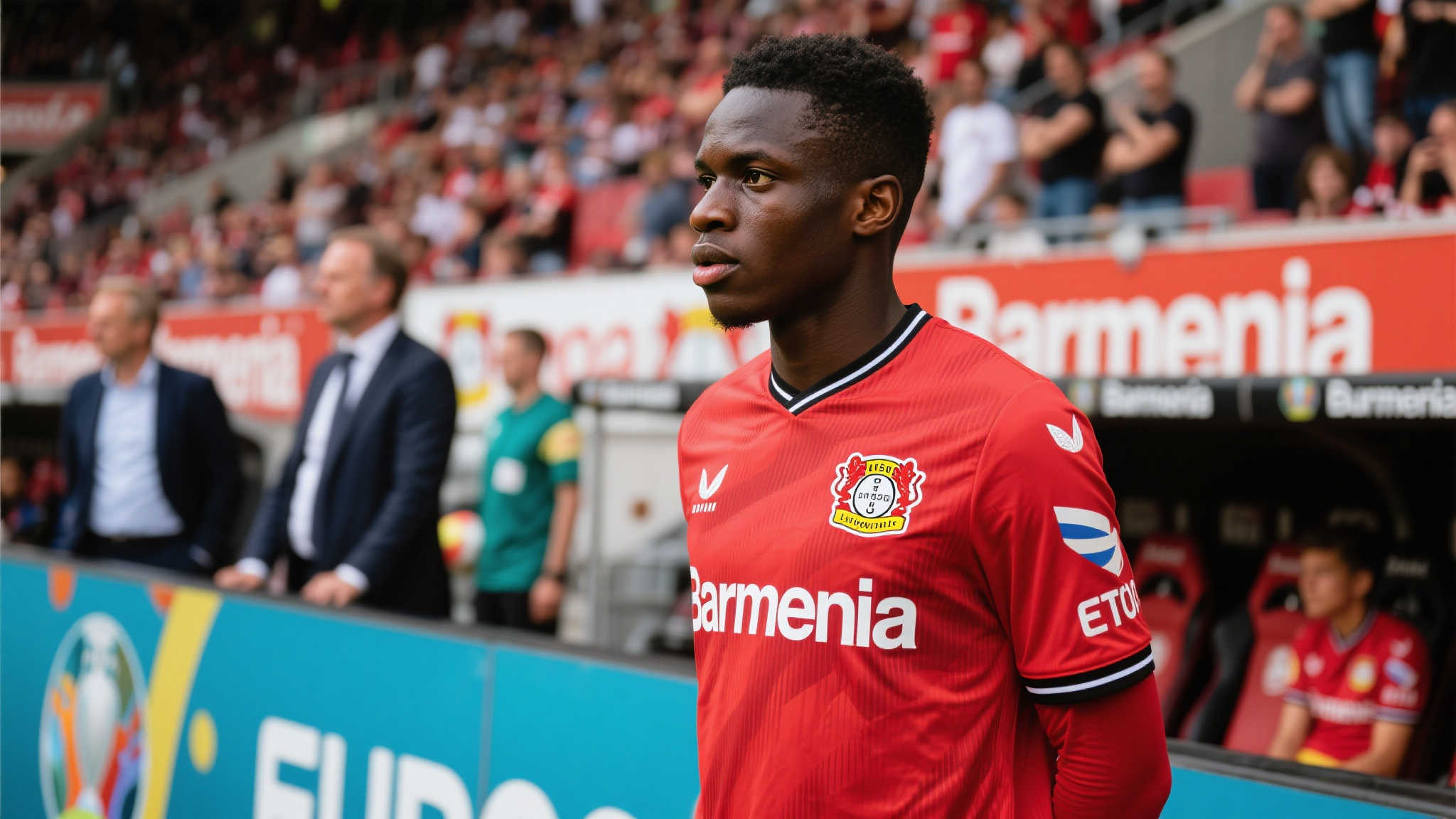 药厂体育总监现场出席欧青赛,同时确认夸安萨加盟手续 勒沃库森素以精明而闻名,它们不仅在德甲赛场上表现出